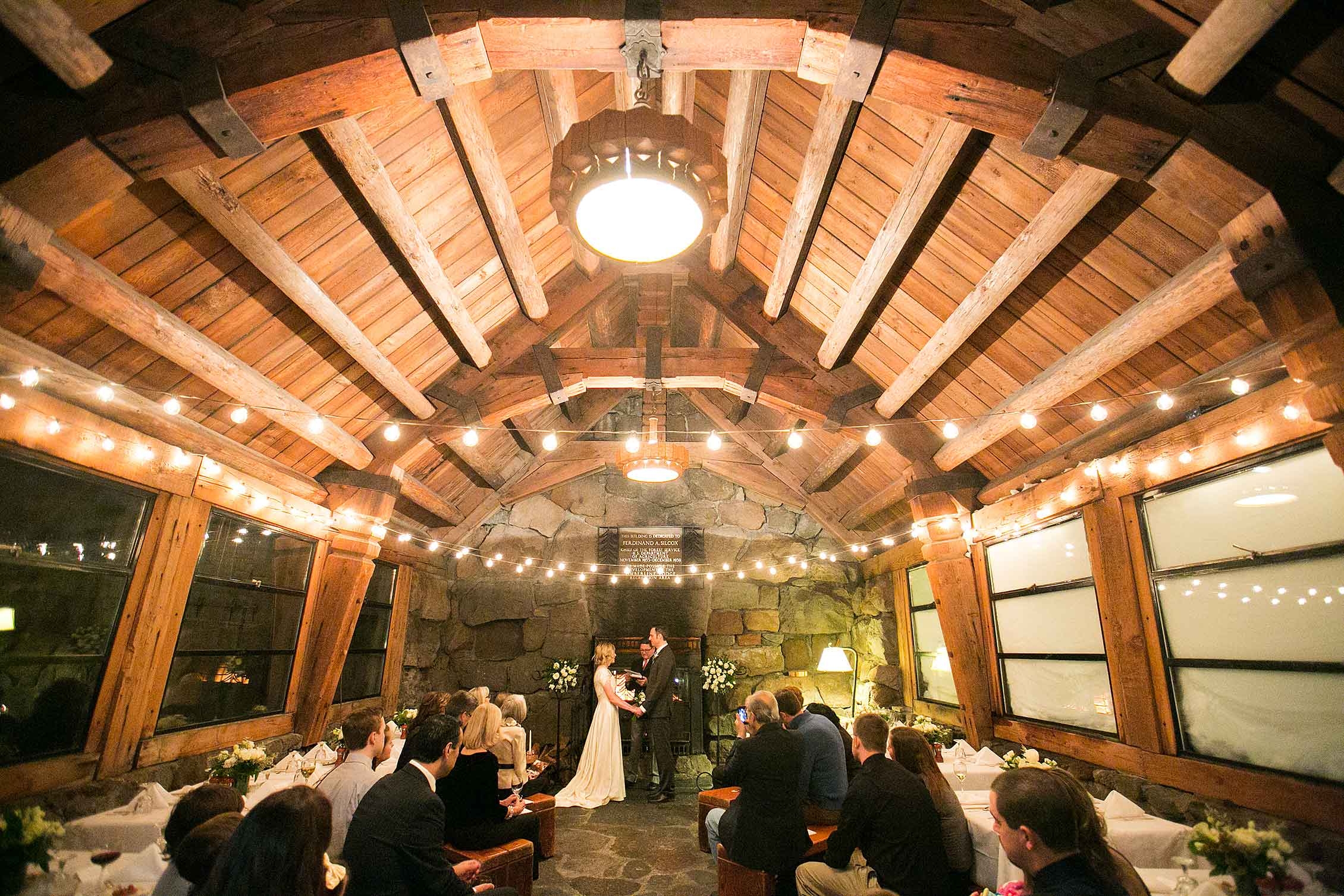 Silcox Hut wedding