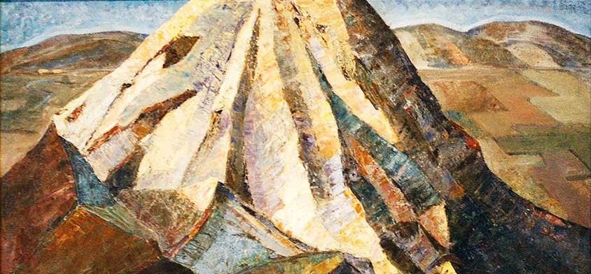 OIL PAINTING OF THE MOUNTAIN