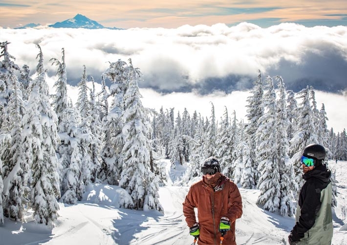 GROUP SKIING