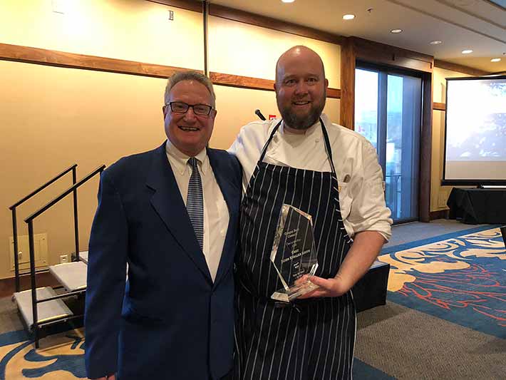 Oregon Beef Council CEO Will Wise with Chef Stoller Smith