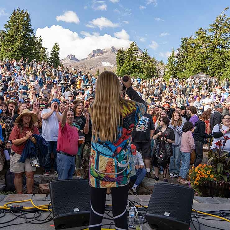 THE CROWD AT TIMBERLINE DAYDREAM, A BENEFIT FOR OHSU DOERNBECHER CHILDREN'S HOSPITAL, IN 2023