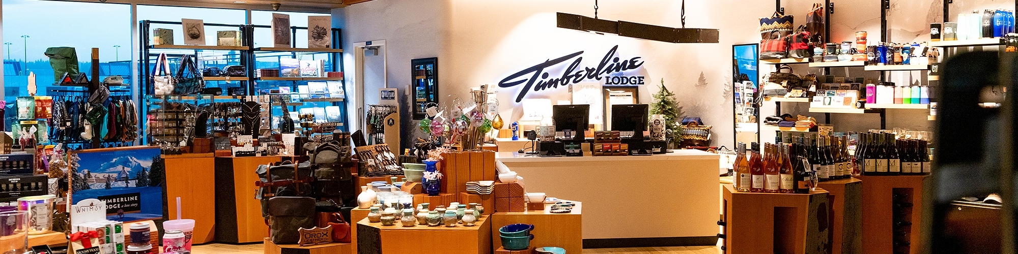 INTERIOR OF TIMBERLINE STORE AT THE PORTLAND AIRPORT