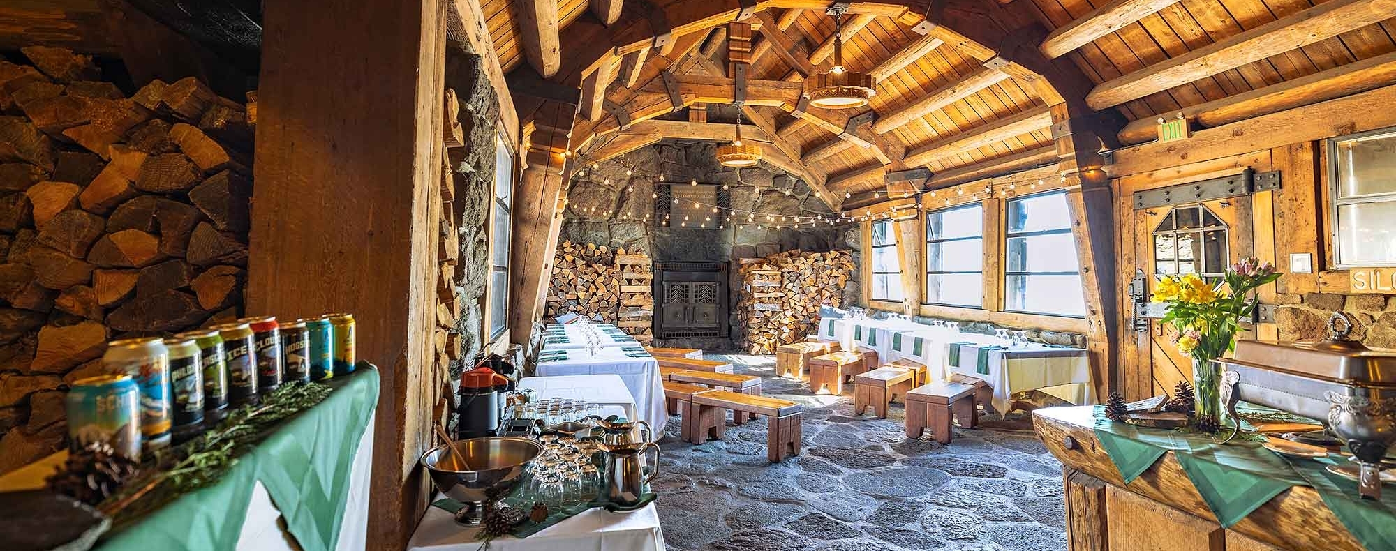 INTERIOR VIEW OF SILCOX HUT